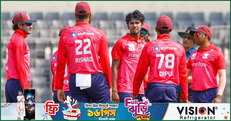 ব্রাদার্সের বিপক্ষে প্রাইম ব্যাংকের ‘১৭৩’ রানের জয়